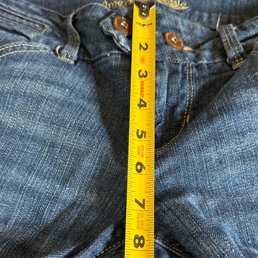 Vintage American eagle ankle Women's Blue Jeans size 6 ( read below 👇🏻) - Picture 9 of 13